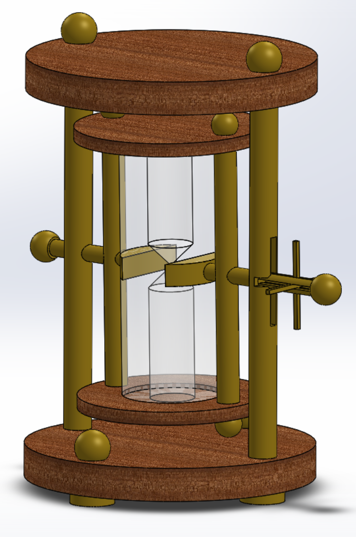 CAD render of design